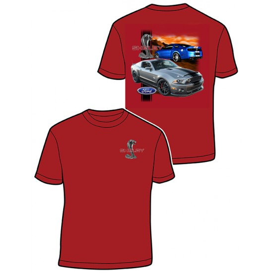 T-Shirt Homme Rouge SHELBY Super Snake